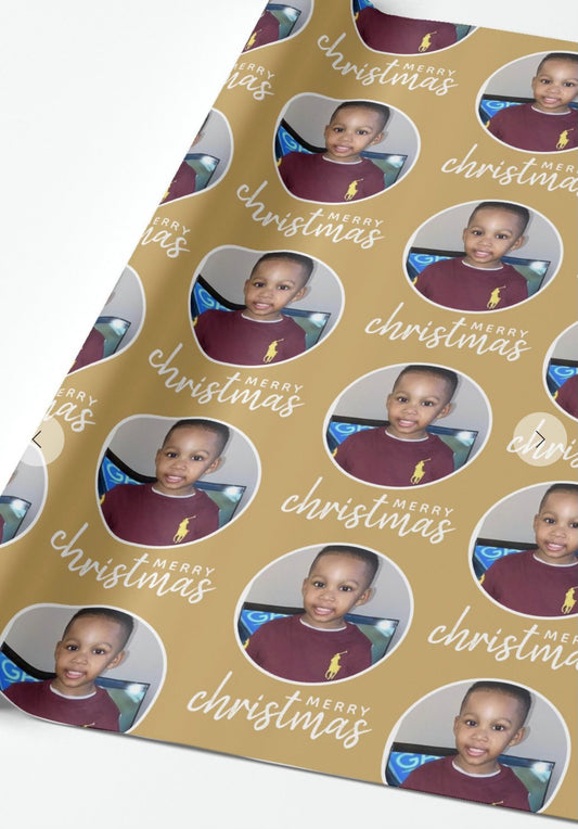 Custom Christmas Gift Wrap